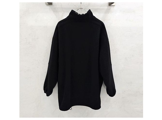 Balenciaga Giacca in lana con zip e logo - vista 2