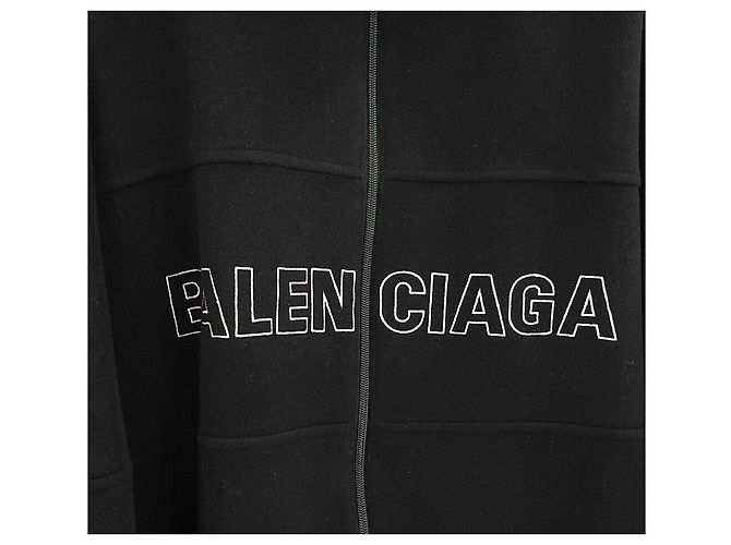 Balenciaga Giacca in lana con zip e logo - vista 4