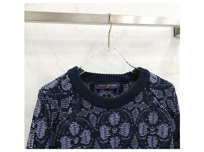 Louis Vuitton Flower Jacquard Crew Neck Knit Multiple colors - view 3
