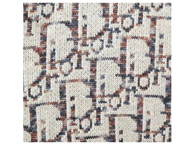 Dior Oblique Jacquard-Cardigan in Beige Braun - Ansicht 4