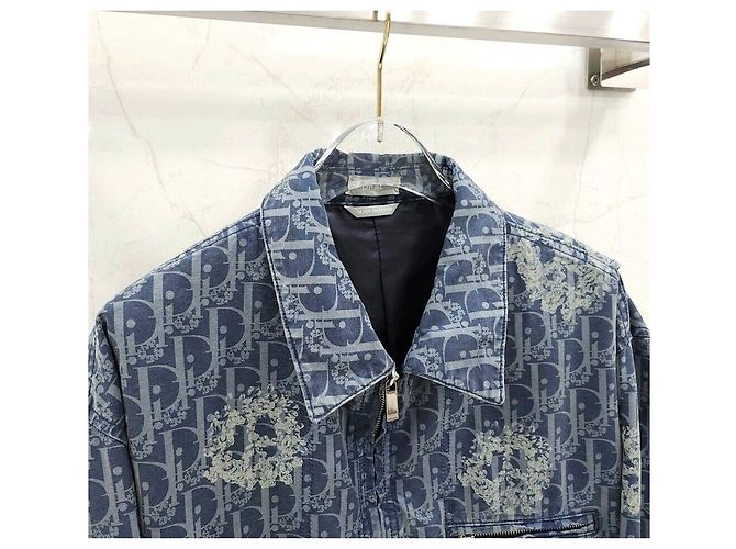 Dior Denim Tears Oblique Denim Blouson Blau - Ansicht 3