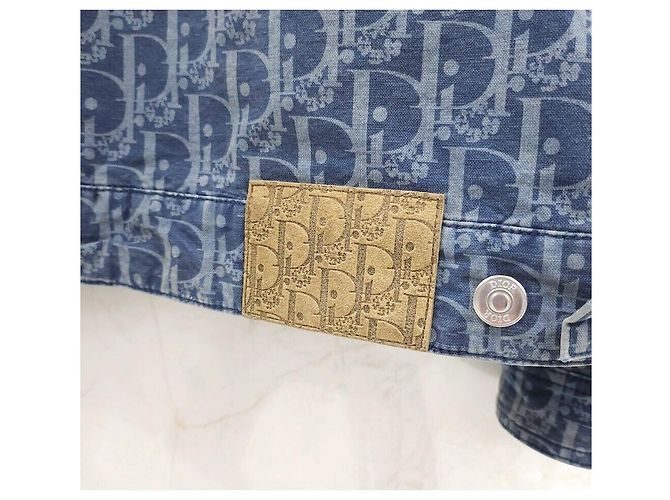 Dior Denim Tears Oblique Denim Blouson Blau - Ansicht 5
