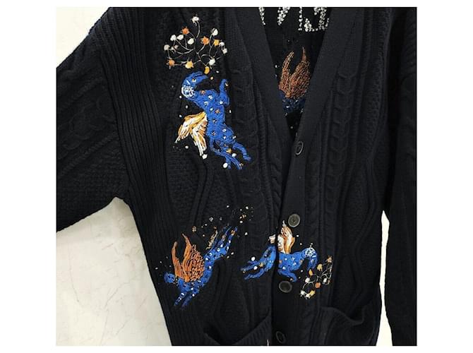 Valentino Cardigan mit Logo-besticktem Tier Mehrfarben - Ansicht 5