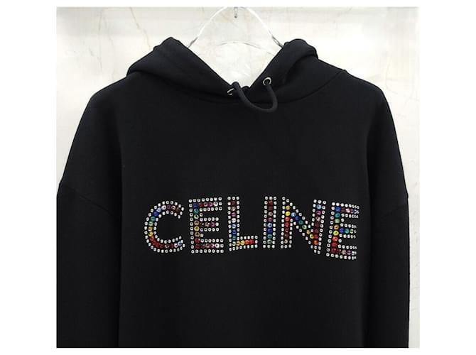 Céline Felpa con strass Nero - vista 4