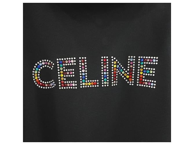 Céline Felpa con strass Nero - vista 5