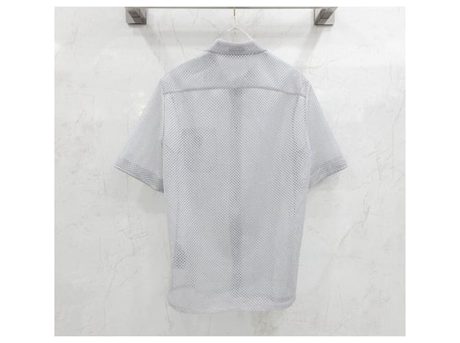 Dior Mesh-Hemd mit Kurzarm und Herz-Logo Silber - Ansicht 2