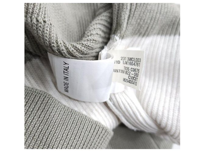 Brunello Cucinelli Maglia a maniche corte a girocollo a righe Multicolore - vista 6