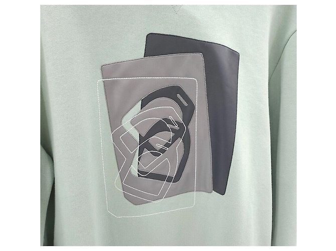 Hermès Capuz com detalhes em couro Branco - vista 4