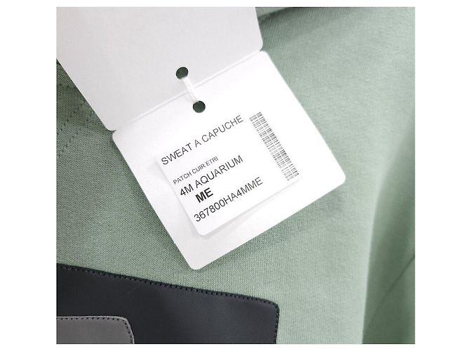 Hermès Capuz com detalhes em couro Branco - vista 6