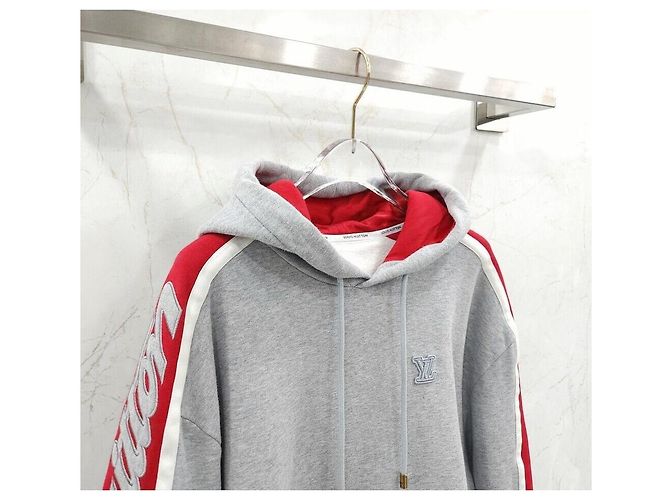 Louis Vuitton Kapuzenpullover mit besticktem Signature-Patch - Ansicht 3