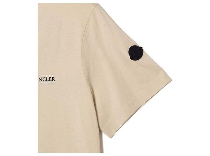 Moncler Logo Cotton Jersey T-Shirt - view 6