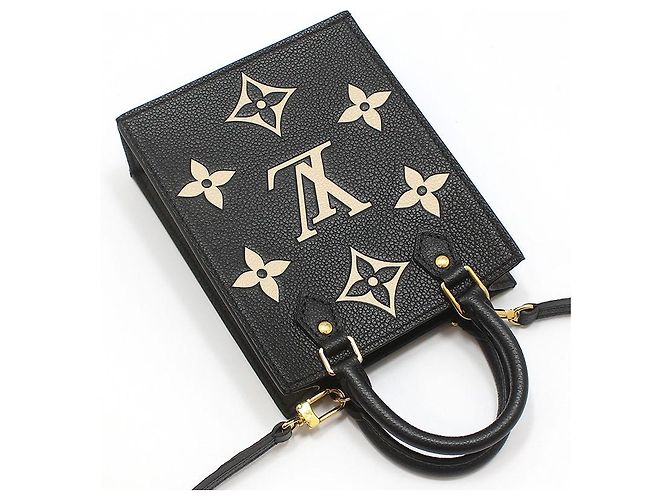Louis Vuitton Piccola borsa a tracolla Monogram Empreinte nera Nero - vue 3