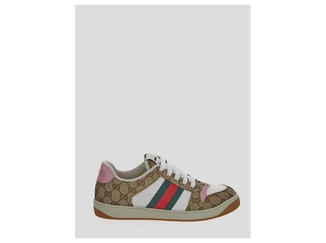 Gucci Sneakers Screener Marrone - vista 4