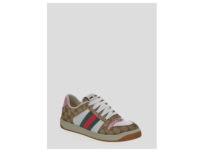 Gucci Sneakers Screener Marrone - vista 5