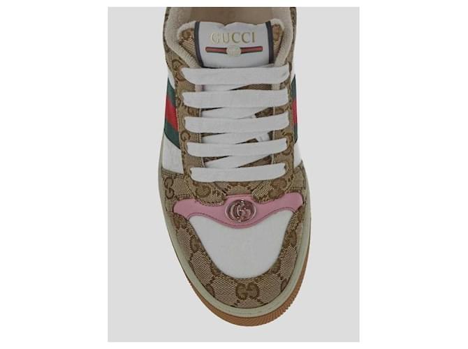 Gucci Sneakers Screener Marrone - vista 7
