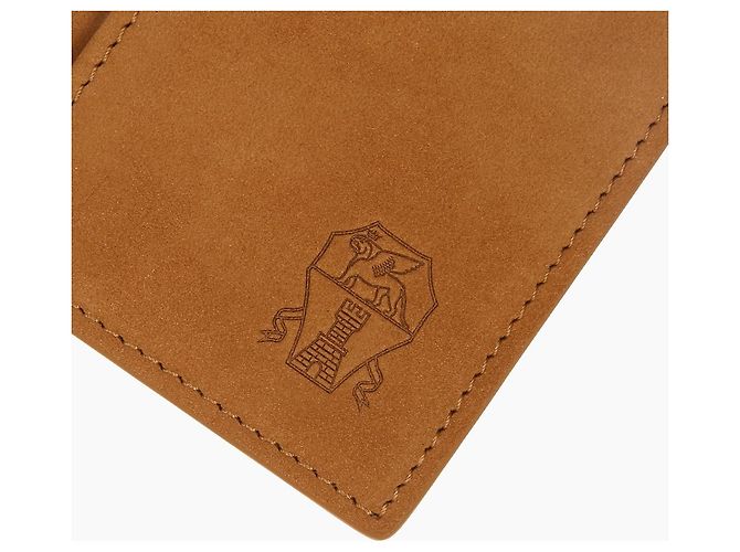 Brunello Cucinelli Kartenetui aus Nubukleder Cognac Braun - Ansicht 5