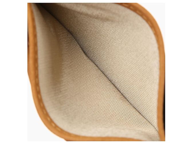 Brunello Cucinelli Kartenetui aus Nubukleder Cognac Braun - Ansicht 7