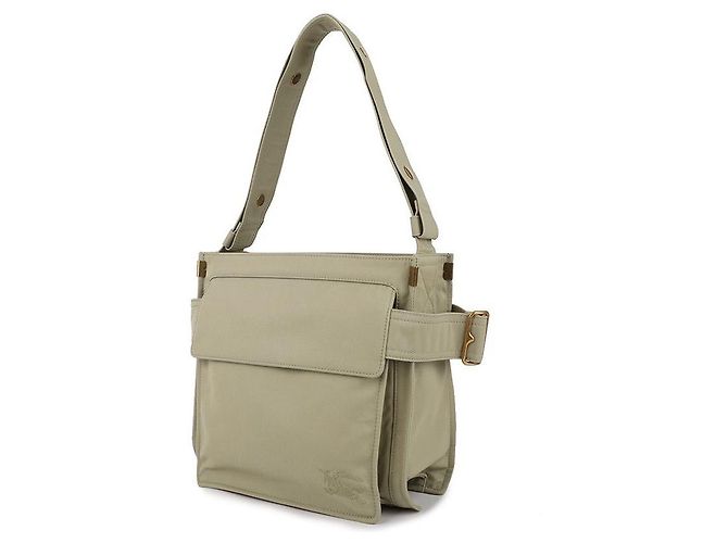 Burberry Borsa a tracolla con logo ricamato Marrone - vista 4