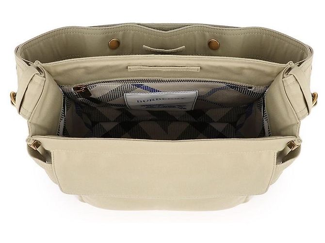 Burberry Borsa a tracolla con logo ricamato Marrone - vista 7