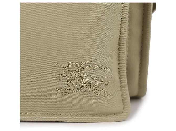 Burberry Borsa a tracolla con logo ricamato Marrone - vista 9