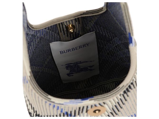 Burberry Piccola borsa a tracolla in maglia a quadri - vista 8