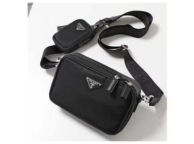 Prada RE-NYLON Triangle Logo Crossbody Bag XMP - vista 3