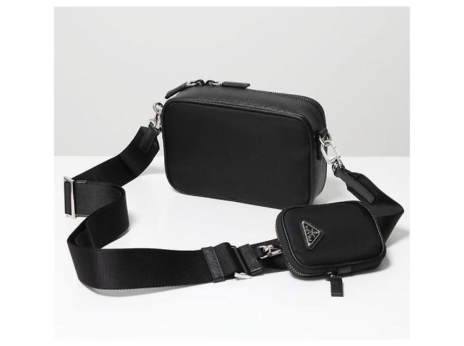 Prada RE-NYLON Triangle Logo Crossbody Bag XMP - vista 4