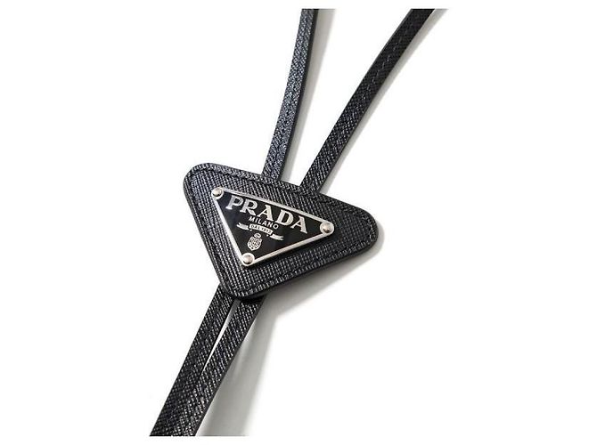 Prada Nœud papillon Saffiano Logo - vue 4