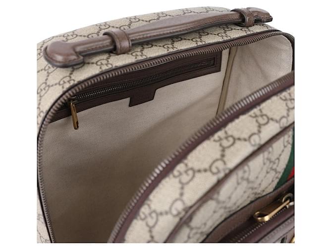 Gucci Mochila Medium Marrom - vista 8