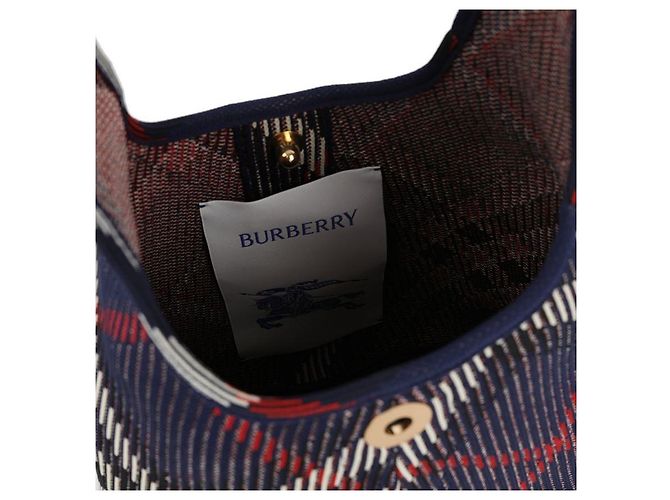 Burberry Pequena bolsa de ombro em malha xadrez - vista 8