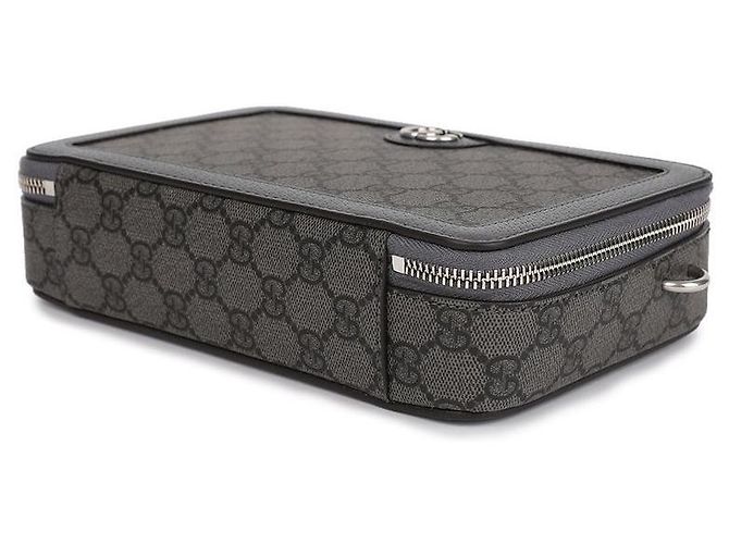 Gucci Borsa a tracolla Ophidia GG Mini Marrone - vista 6