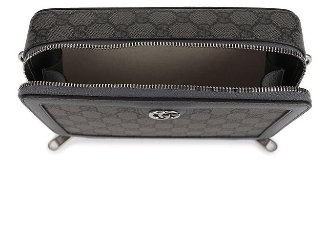 Gucci Borsa a tracolla Ophidia GG Mini Marrone - vista 7