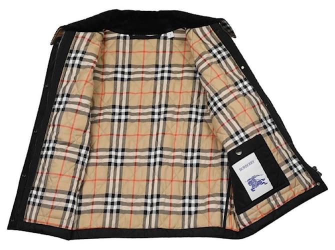 Burberry Kurze gesteppte Nylonjacke Schwarz - Ansicht 5