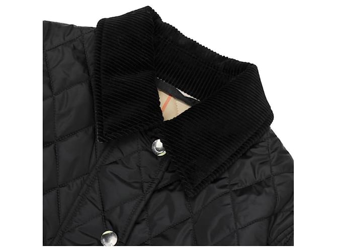 Burberry Kurze gesteppte Nylonjacke Schwarz - Ansicht 6