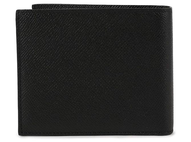Salvatore Ferragamo Portafoglio bi-fold Gancini da uomo NERO - vista 5
