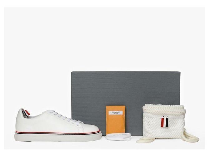 Thom Browne Zapatillas RWB Lining Capretto Leather - vista 10
