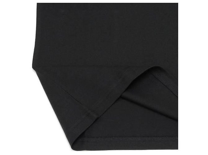 Moncler Camiseta de algodão com logo Preto - vista 8