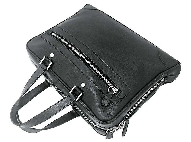 Louis Vuitton Borsa porta documenti Taiga Igor - vista 4