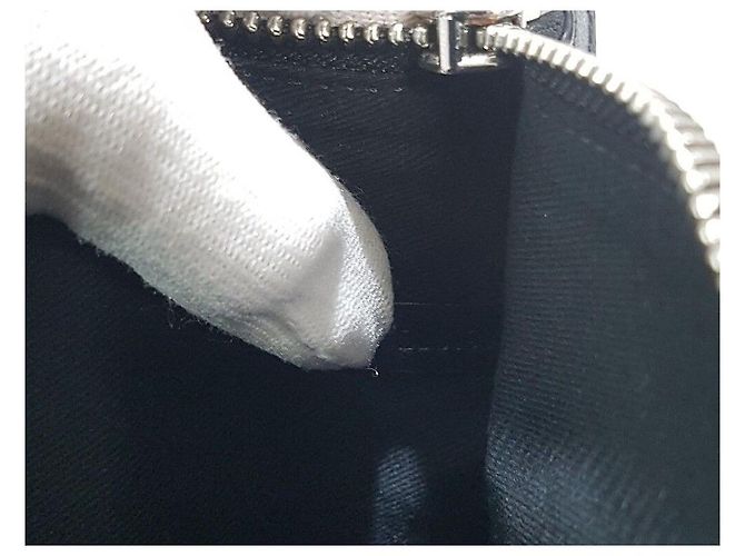 Kenzo Clutch de couro com logo Preto - vista 10