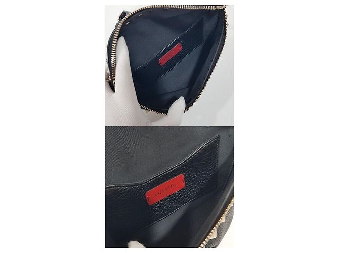 Valentino Borsa a tracolla Rockstud Nero - vista 10