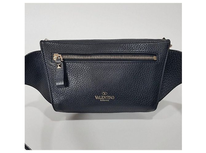 Valentino Borsa a tracolla Rockstud Nero - vista 5