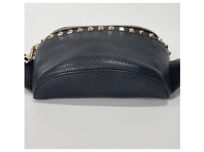 Valentino Borsa a tracolla Rockstud Nero - vista 8