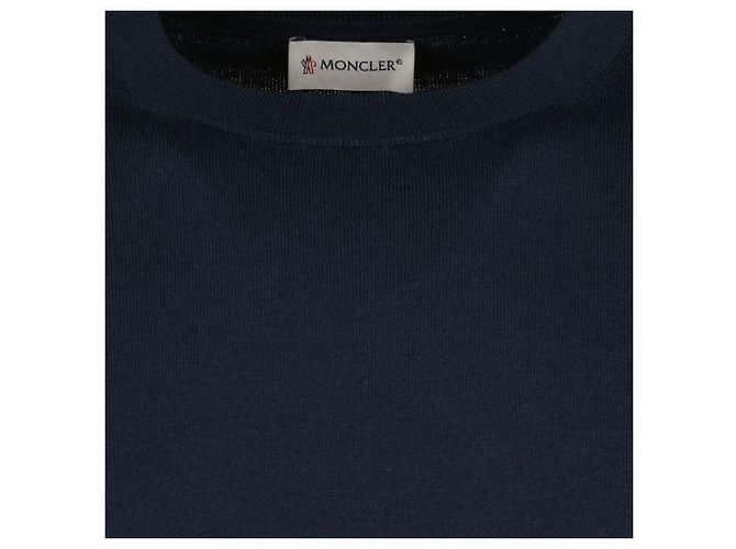 Moncler Silk Cotton Knit T-Shirt - view 6