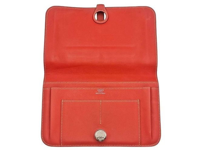 Hermès Dogon Long Wallet Pink - view 6