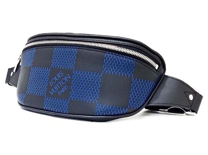 Louis Vuitton Marsupio Damier Infini Campus Blu - vista 2