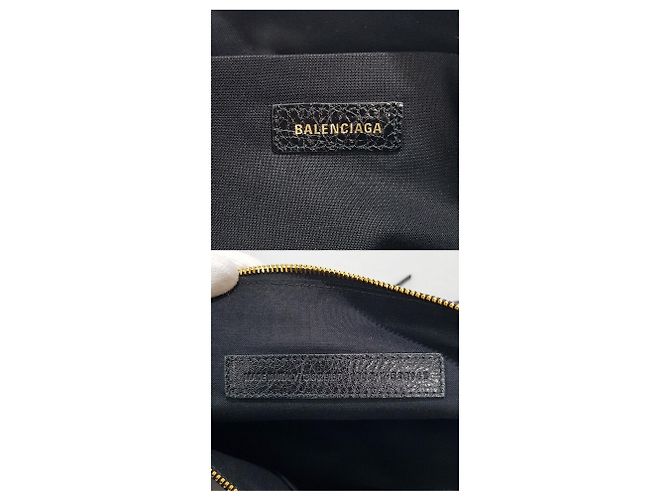 Balenciaga Pochette Classic Motor avec accents dorés Noir - vue 9