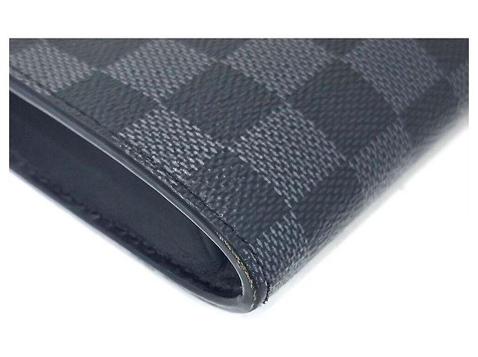 Louis Vuitton Clutch Graphite GM Blu - vista 4
