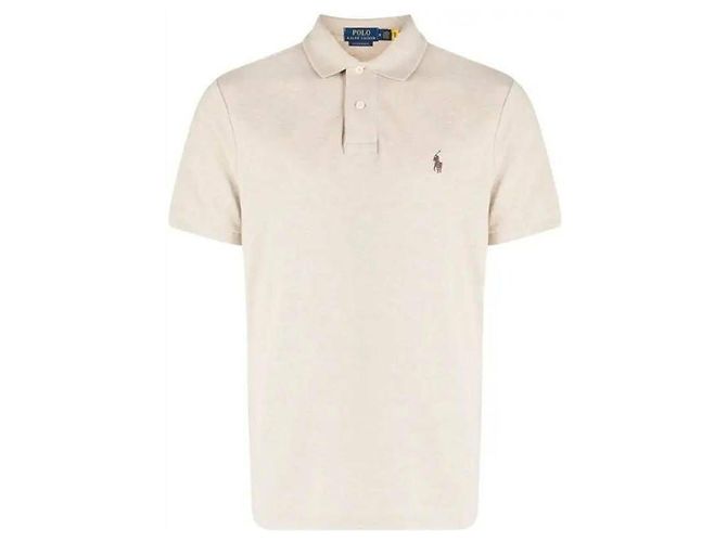 Ralph Lauren Kurzärmeliges Polohemd mit gesticktem Pony-Logo Weiß - Ansicht 4