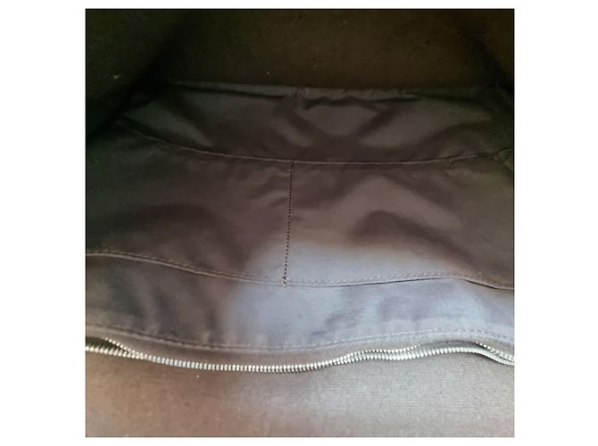 Hermès Valigetta Officier Buena Ventura MM Toile Marrone - vista 14