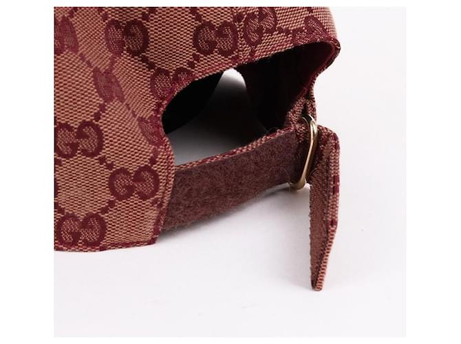 Gucci GG Canvas Logo Baseball Cap Rot - Ansicht 5